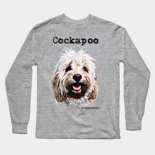 Champagne Blonde Cockapoo / Spoodle and Doodle Dog Long Sleeve T-Shirt